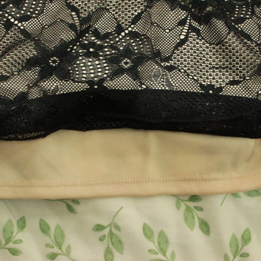 NWT Wild Fable Women's Lace Tank Top Black Size Medium - Picture 6 of 6